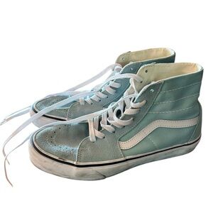 Van’s Sk8 High-Top Sneakers Baby Blue Classic